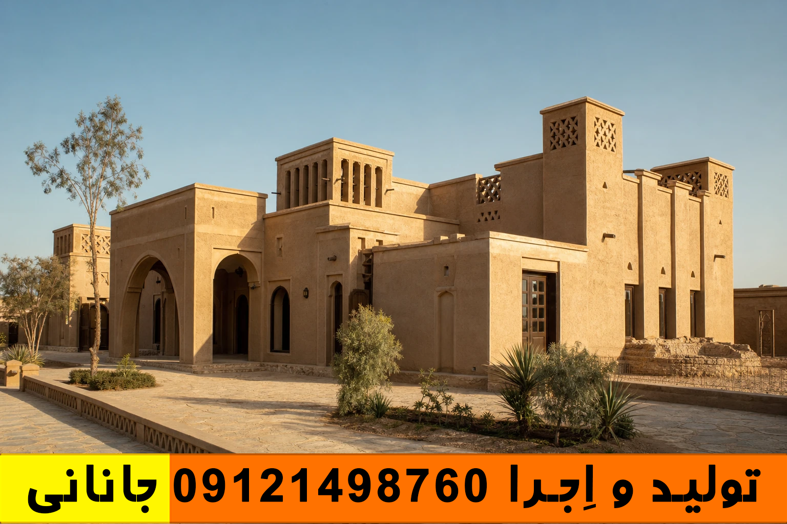اجرای کاهگل ضد آب در ساختمان سنتی زابل