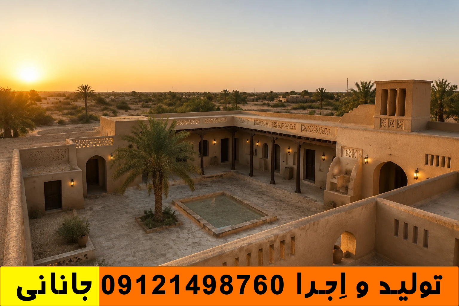 نمای بیرونی پروژه کاهگل ضدآب برازجان