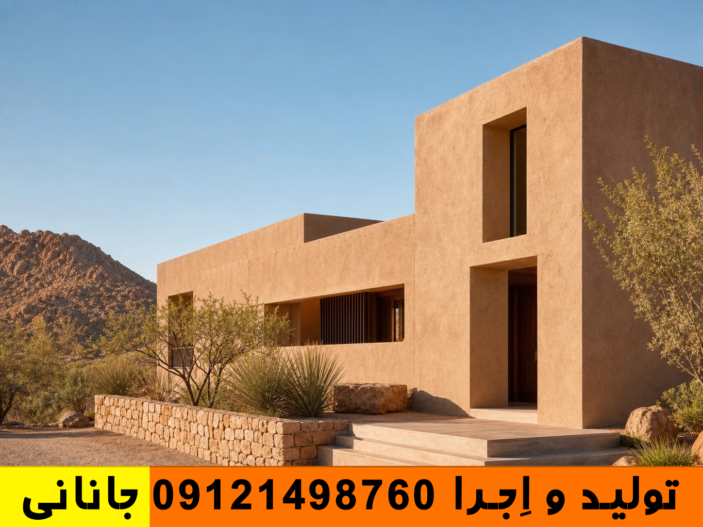 کاهگل سیرجان | اجرای کاهگل نانو ضد آب در سیرجان با ضمانت 10 ساله نمای مدرن با کاهگل نانو در سیرجان